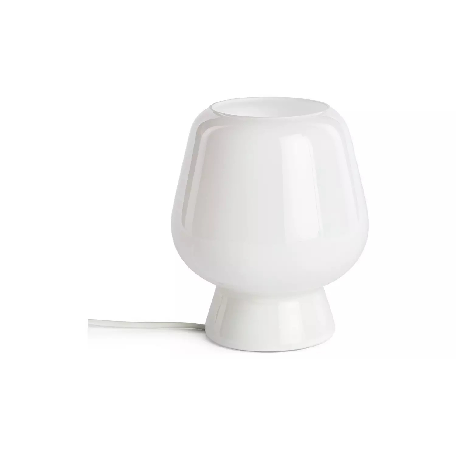 Habitat Lucetta Glass Table Lamp - White