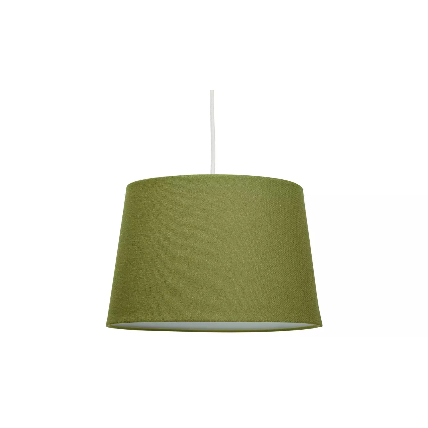 Habitat Green Textured Easy Fit Lampshade - 30cm