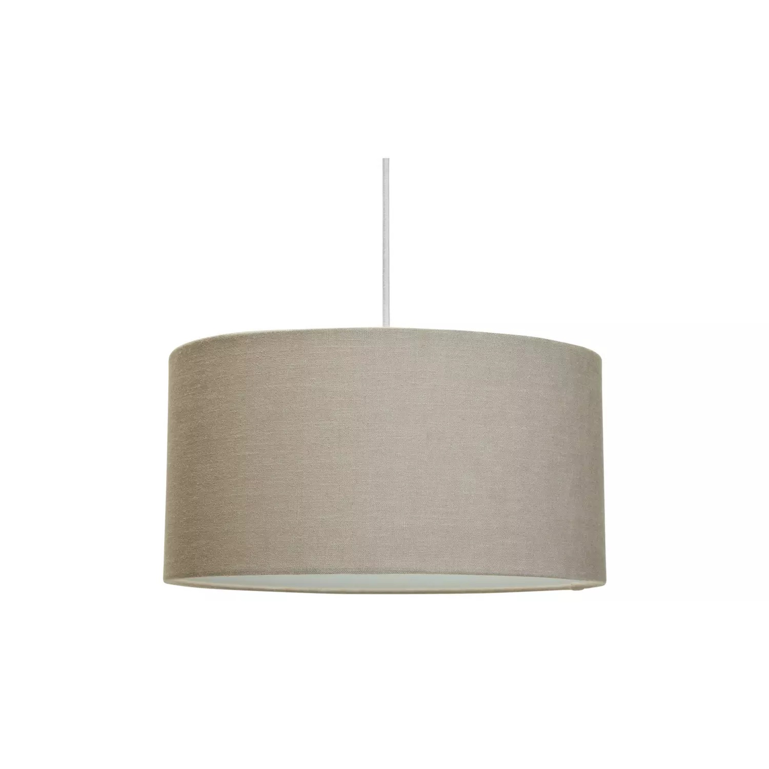 Habitat Grey Linen Easy Fit Lampshade - 35cm