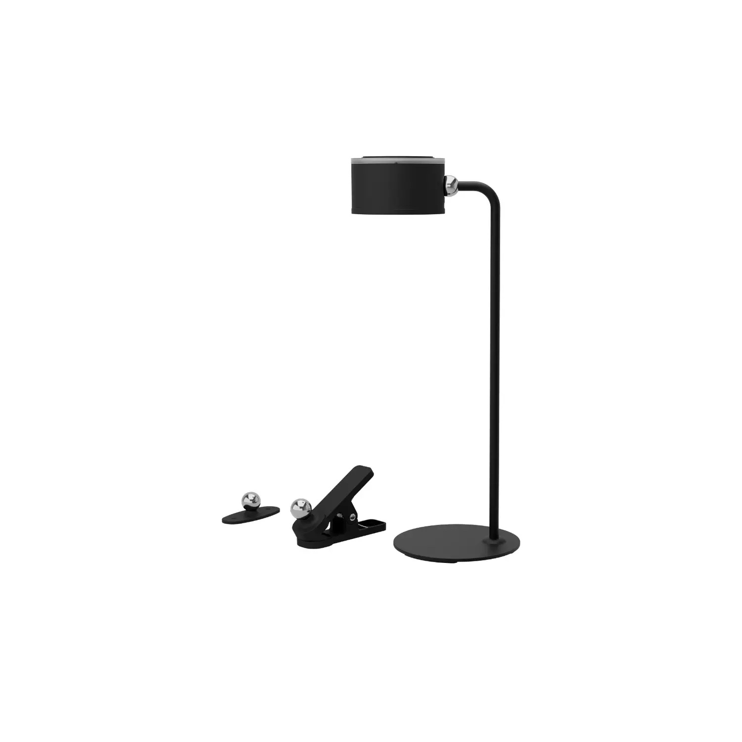 Xtralite Geo Circular Magnetic LED Table Lamp - Black