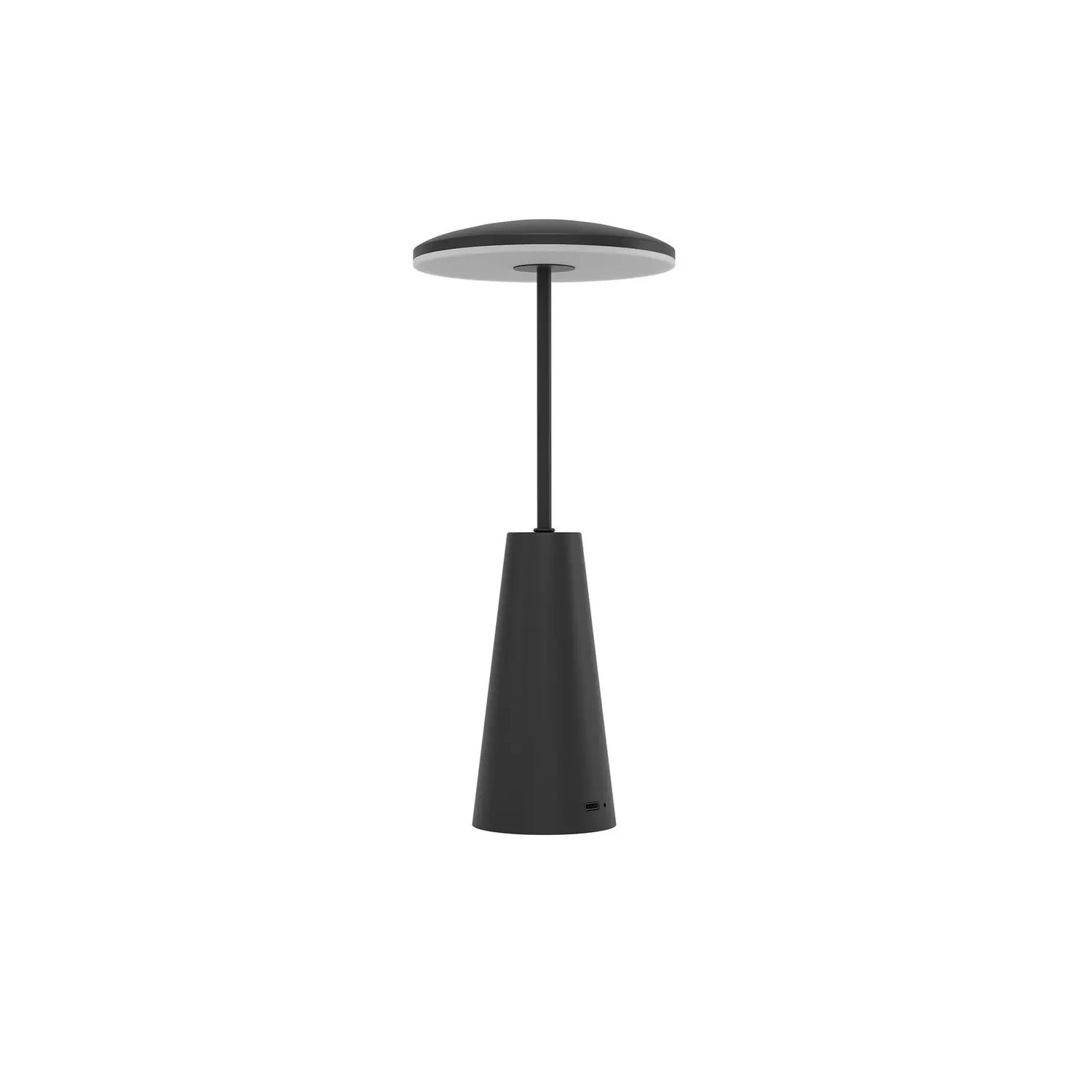 EGLO Piccola Steel LED Bathroom Portable Table Lamp - Black